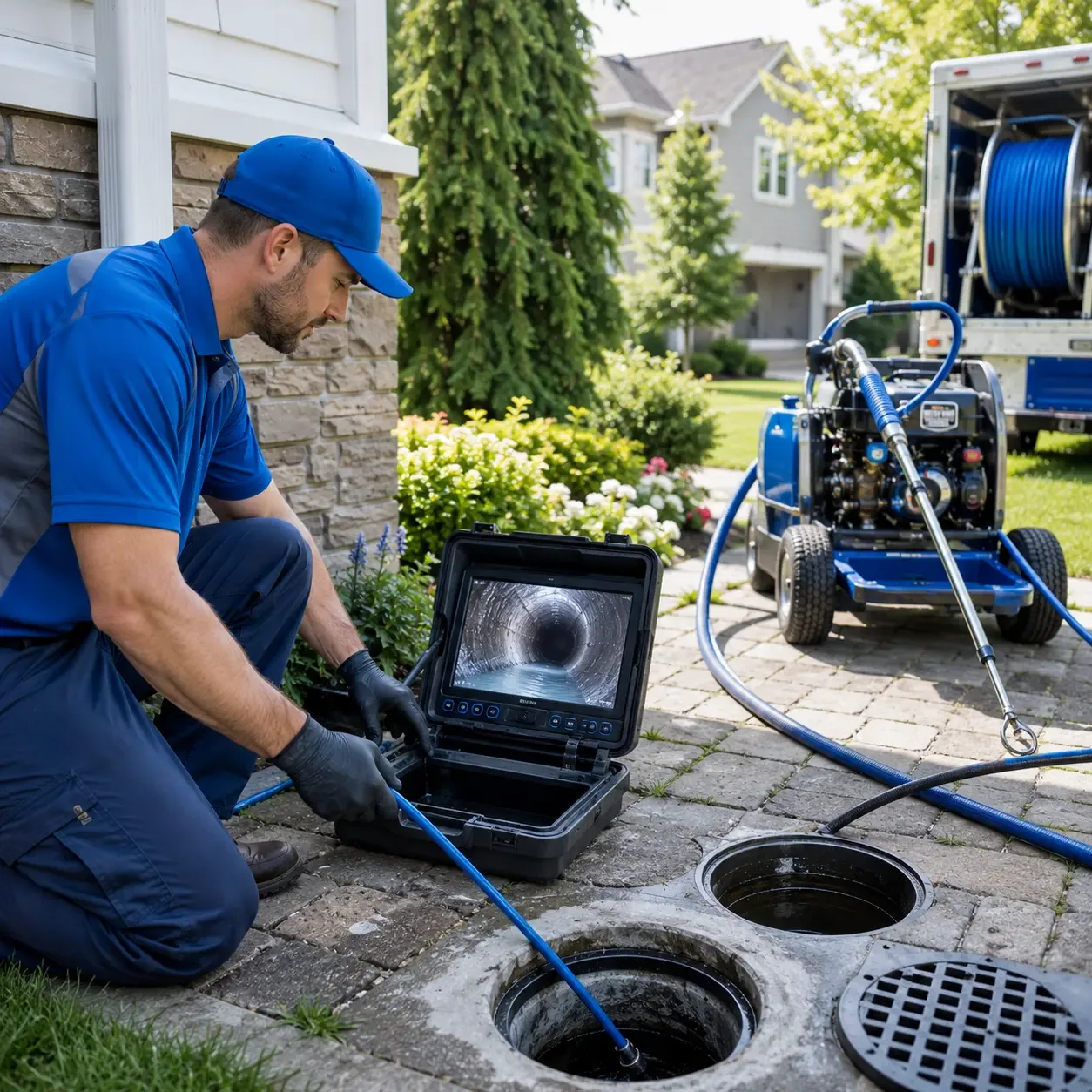 Outdoor drain cleaning professionals serving Wilbraham, MA